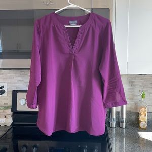 Van Huesen blouse / purple - medium